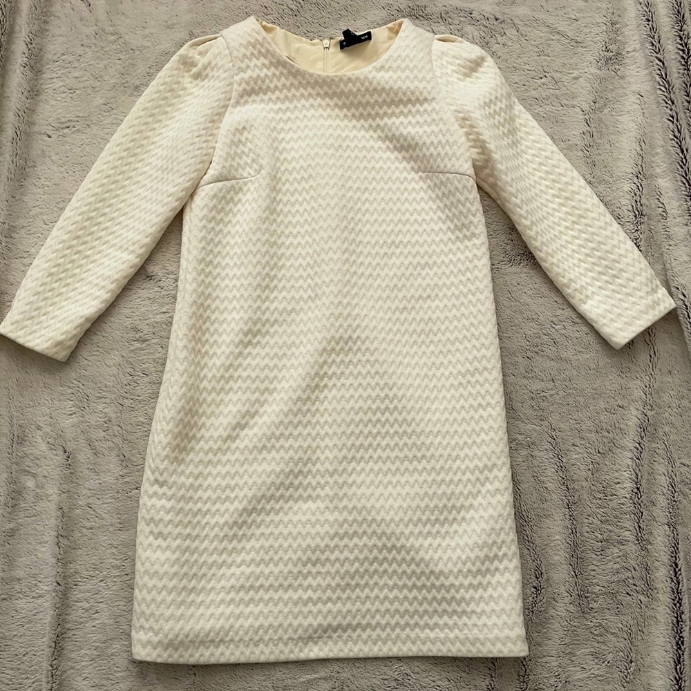 Club Monaco textured long sleeve dress